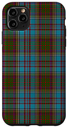 iPhone 11 Pro Max Anderson Tartan Plaid Scottish Clan Family Pattern Case