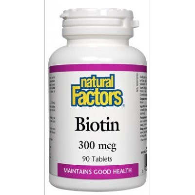 Natural Factors Biotin 300 mcg Tablets