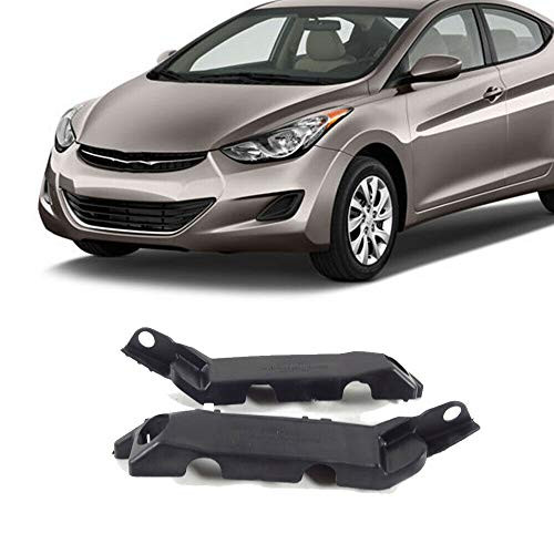 MGPRO Compatible with 2011-2016 Elantra Front Bumper Bracket Pair 865133X000 865143X000