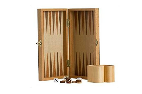 11" 3 in 1 Foldable Game Set with Backgammon/Chess, & Checkers