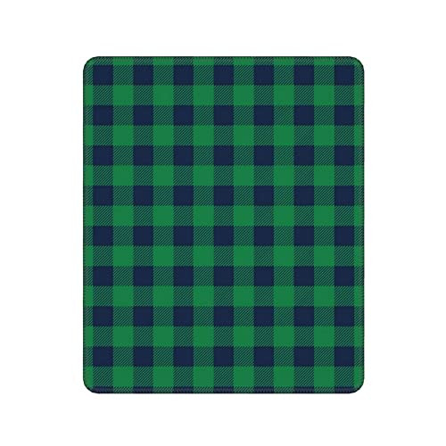 Check Checked Tartan Plaid Gingham Mouse Pad Non-Slip Rubber Gaming Mousepad Rectangle Mouse Mat for Computer Desk Laptop Office 9.8" x 11.8"