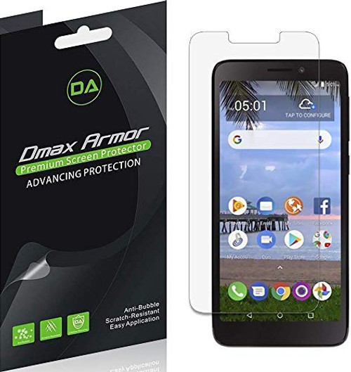 `-6-Pack- Dmax Armor for Alcatel TCL A1 -A501DL- and Alcatel Insight Screen Protector- Anti-Bubble High Definition Clear Shield