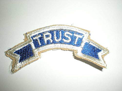 Fully Embroidered US Army Trieste Forces "Trust" TAB Patch -Reproduction-