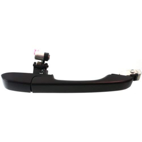 Evan-Fischer Door Handle for 2002-2006 Honda CR-V EX 2.4L Rear Right Side Exterior Plastic Smooth Black