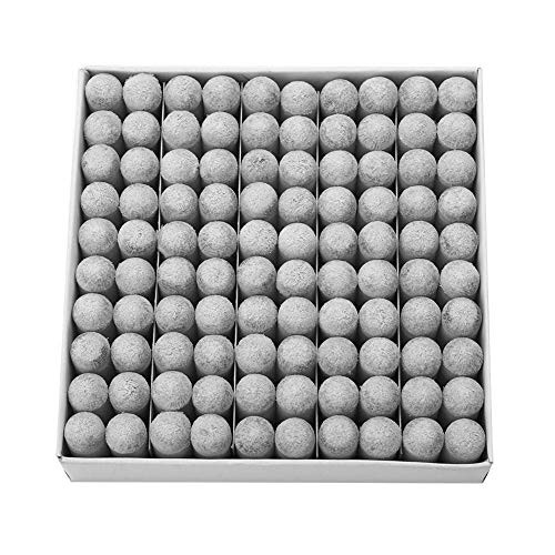 Alomejor 100Pcs Billiard Cue Tips Durable Plastic Billiard Replacement Pool Cue Tips for Pool Cues and Snooker-13mm-