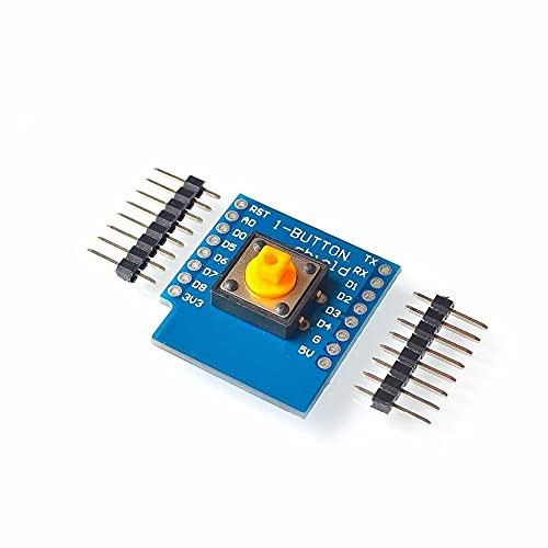 Anncus 10set/lot One Button Shield for WeMos D1 Mini Button for Wemos DIY Electronic PCB Board D1 Mini Button Module