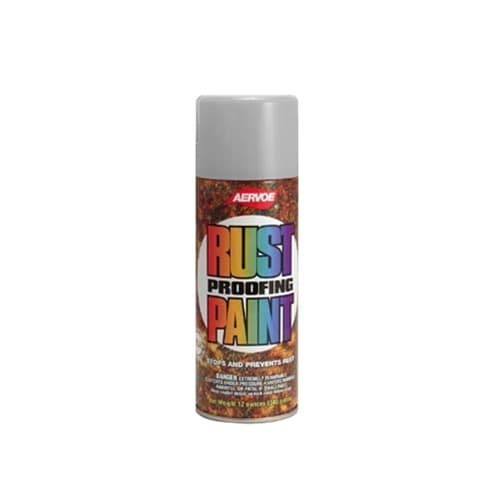 Aervoe 361 12 Oz.  Light Gray Rust Proof Any-Way Enamel Spray Paint