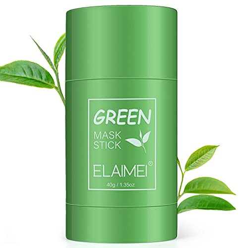 Green Tea Purifying Clay Stick Mask- Green Tea Mask Stick- Green Mask Stick for Face Moisturizes Oil Control Anti-Acne- Blackhead Remover- Deep Clean Pores- Improves Skin- for All Skin Types Men Women Green Tea Purifying Clay Stick Mask- Green Tea Mask Stick- Green Mask Stick for Face Moisturizes Oil Control Anti-Acne- Blackhead Remover- Deep Clean Pores- Improves Skin- for All Skin Types Men Women