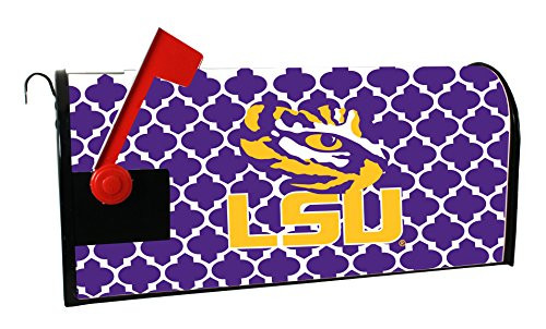 LSU Tigers Moroccan Pattern Magnetic Mailbox Cover