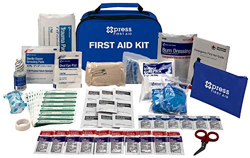 Xpress First Aid 89 Piece First Aid Kit, ANSI/OSHA Compliant