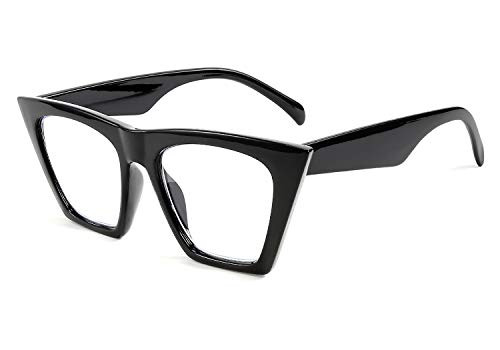 FEISEDY Square Cat Eye Reading Glasses Women Fashion Small Cateye Blue Light Blocking Reader Anti Glare Digital Eyestrain B2604 black 1.00x FEISEDY Square Cat Eye Reading Glasses Women Fashion Small Cateye Blue Light Blocking Reader Anti Glare Digital Eyestrain B2604 black 1.00x
