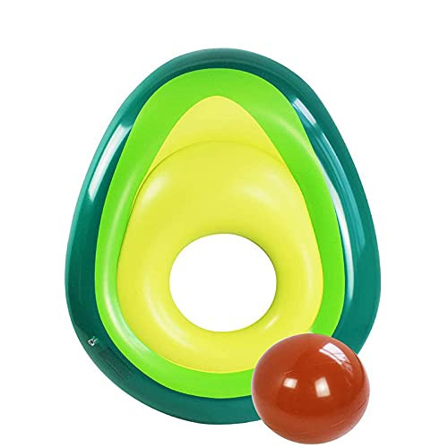 Avocado Inflatable Pool Float Adult-Large Inflatable Swimming Pool Raft Pool Lounge Summer Water Toy Beach Toy for Pool Party Kids Adults.