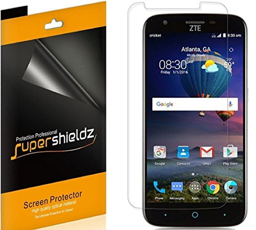 `-6 Pack- Supershieldz Designed for ZTE Avid 916 Screen Protector- High Definition Clear Shield -PET-