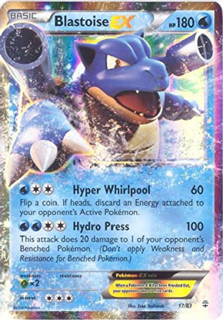 Pokemon - Blastoise-EX -17/83- - Generations - Holo Pokemon - Blastoise-EX -17/83- - Generations - Holo