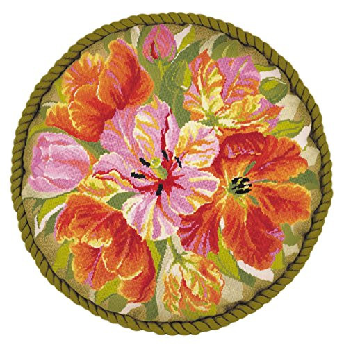RIOLIS 1500 - Tulips Cushion - Counted Cross Stitch Kit 17¾" x 17¾" Zweigart 14 ct. White AIDA 23 Colors