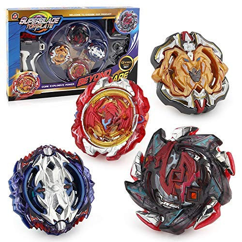 Hityblty Bay Battle Burst Avatar Attack Battle Set with Two String Launcher and Grip Starter Set