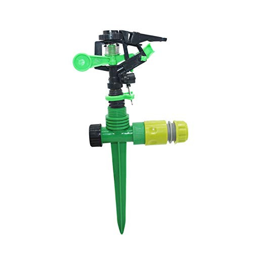 HONGZI Garden Irrigation Drip Irrigation Sprinkler 1/2" 3/4" Rotating Sprinkler Nozzles Rocker Water Sprinkler Irrigation Bring The Bracket 360-degree Adjustable 1pcs -Color : B-