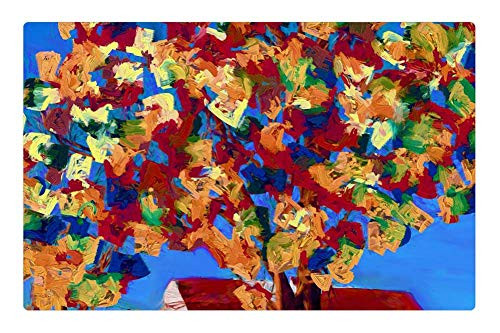 LESGAULEST Doormat Floor Rug/Mat -23.6 x 15.7 inch- - Art Artist Landscape Nature Beauty Creative Paint 2