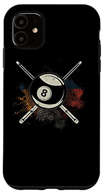 iPhone 11 Colorful Billard Cue Pool 8 Ball Billard Case