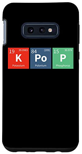 Galaxy S10e Hip Hop South Korea Music K-Pop Periodic Table of Elements Case