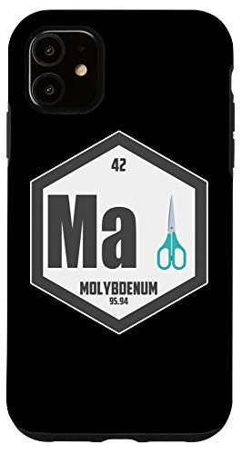 iPhone 11 Molybdenum Chemical Element Periodic Table - For Nerds Case