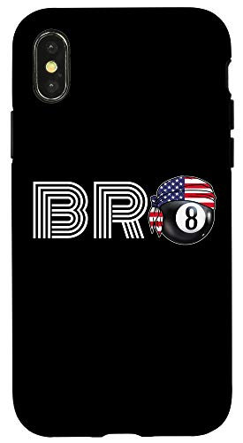 iPhone X/XS Billiard Team - 8 Ball Game Player Gifts for Pool Brother Case