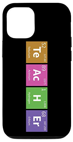 iPhone 12/12 Pro Cute Chemistry Periodic Table of Elements Favorite Teacher Case