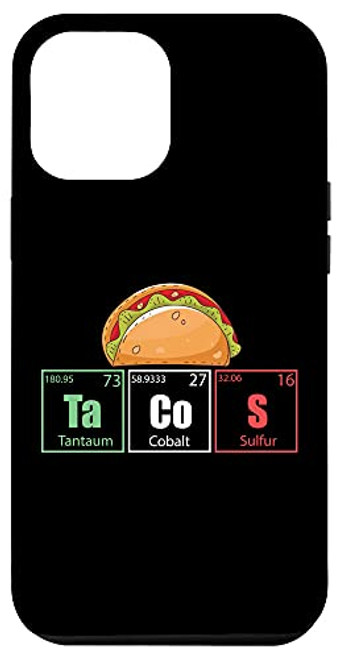 iPhone 12 Pro Max Funny Periodic Table Tacos Teacher Cinco De Mayo Taco Lover Case iPhone 12 Pro Max Funny Periodic Table Tacos Teacher Cinco De Mayo Taco Lover Case