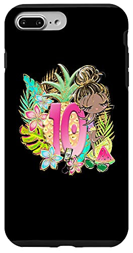 iPhone 7 Plus/8 Plus 10th Birthday Summer Pool Party Beach Black Girl Case
