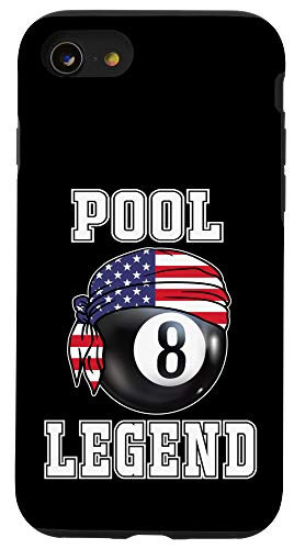 iPhone SE -2020- / 7 / 8 Billiard Team 8 Ball Pool Game Player Gifts for Pool Legend Case