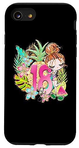 iPhone SE -2020- / 7 / 8 18th Birthday Summer Pool Party Beach Redhead Kids Case