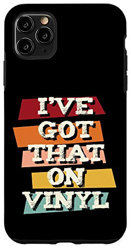 iPhone 11 Pro Max Vinyl Records Retro Music Lover- 60s 70s Hippy Turntable Case