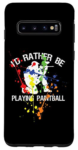 Galaxy S10 Funny Paintball Perfect Paintballer Paint Costume Case