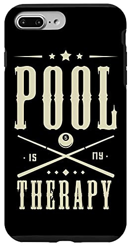 iPhone 7 Plus/8 Plus Pool Billiards Is My Therapy Funny Saying Case