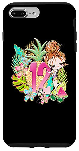 iPhone 7 Plus/8 Plus 12th Birthday Summer Pool Party Beach Redhead Kids Case
