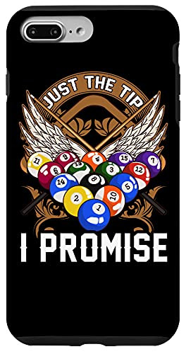 iPhone 7 Plus/8 Plus Funny Billiards Pool Hall Snooker Just The Tip I Promise Case