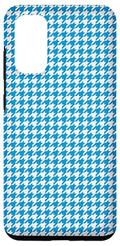 Galaxy S20 Mini Oktoberfest Bavarian Blue Houndstooth Check Case