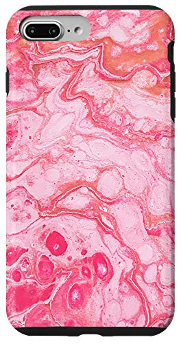 iPhone 7 Plus/8 Plus Abstract Pink Trippy Paint Pattern Aesthetic Case