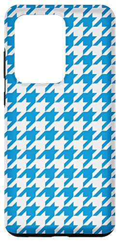 Galaxy S20 Ultra Oktoberfest Bavarian Blue Houndstooth Check Case
