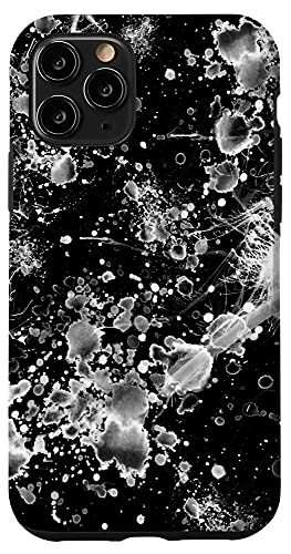 iPhone 11 Pro Splattered Paint Design Spray Paint Drippy Paint Splatter Case