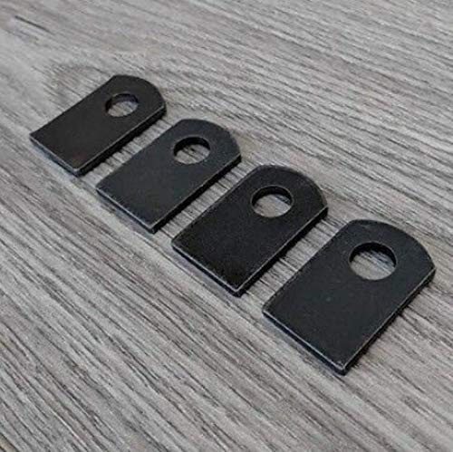1 Pcs 1-1/2" x 1" x 1/8" Tab Brackets Weld On Steel Flat for Locks and Metal Gates - AA56DL