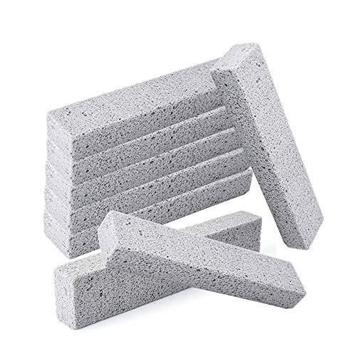 Carkio 8PCS Pumice Stones for Cleaning- Pumice Stick Cleaner for Removing Toilet Bowl Ring-Bath- Kitchen-Swimming Pool-Ceramic Tile Cleaning