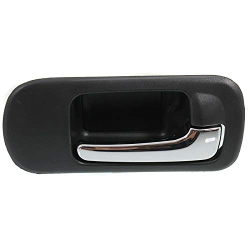 Robautoparts Front Interior Door Handle Right Passenger Side 2001-2005 for Honda Civic Chrome Black Sedan EX/LX/Hybrid Models HO1353127 72120S5A003ZA