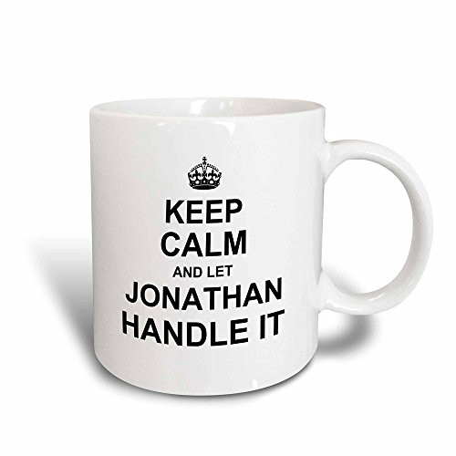 3dRose 233300_3 Keep Calm and Let Ian Handle It-Funny Personal Name Mug, 11oz