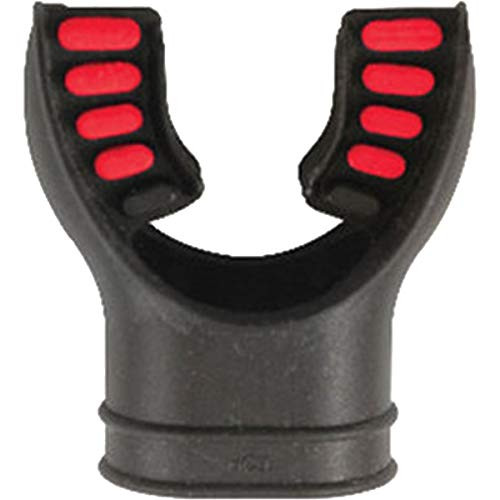 XS Scuba Two Color Mouthpieces -Clear Silicone/Blue Bite Tabs-