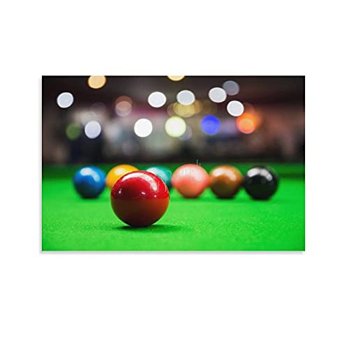 Cards and Envelopes Set Blank- Awesome Pool Table Snooker Pub Sports Greeting Card for Birthday All Occasion 10x7 Inches