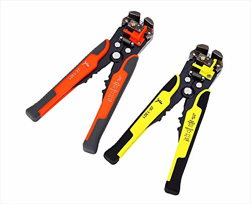 Original JX1301 Cable Wire Stripper Cutter Crimper Automatic Multifunctional TAB Terminal Crimping Stripping Plier Tools -Yellow- Original JX1301 Cable Wire Stripper Cutter Crimper Automatic Multifunctional TAB Terminal Crimping Stripping Plier Tools -Yellow-