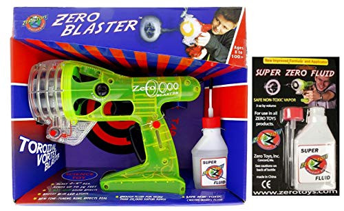 Zero Toys Zero Fog Blaster - Green Blaster w/Fluid with Replacement Fluid, 3 oz