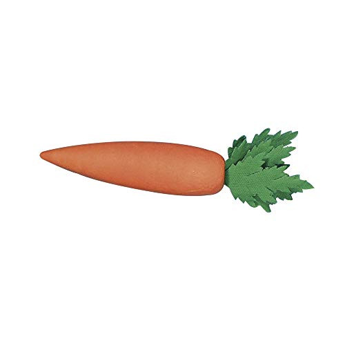 Rayher Cotton Wool Carrot- 60 mm- tab-Bag 3 pcs- 60mm- Orange