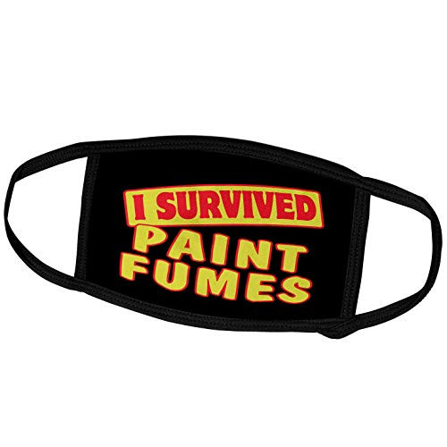 3dRose Dooni Designs Survive Sayings - I Survived Paint Fumes Survial Pride and Humor Design - Face Masks -fm-118151-2-